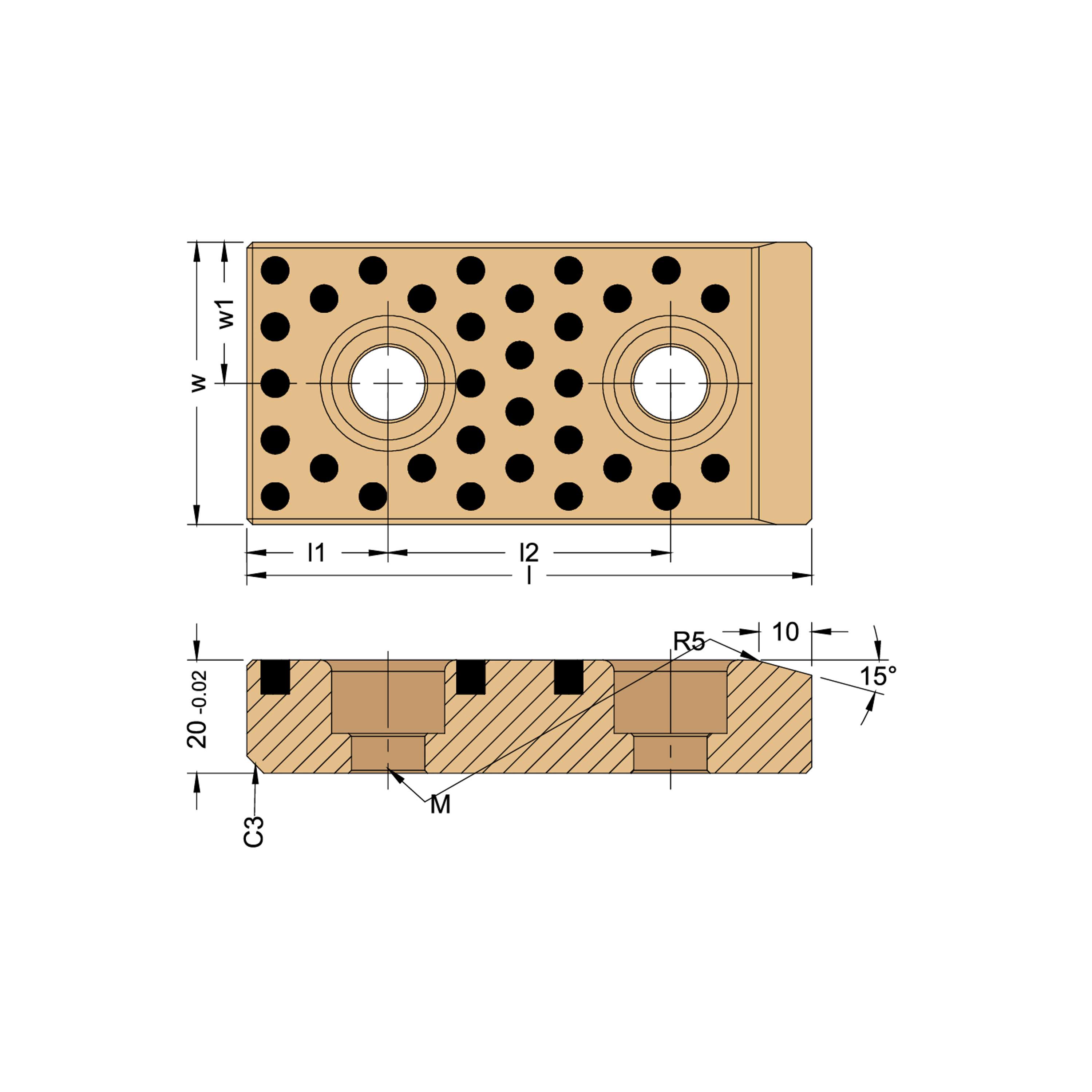 GRAFİTLİ SÜRTÜNME PLAKASI ICK80.01